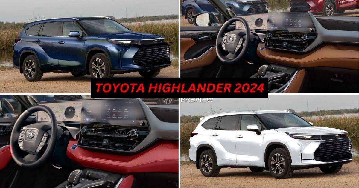 Toyota Highlander specification explained 2024